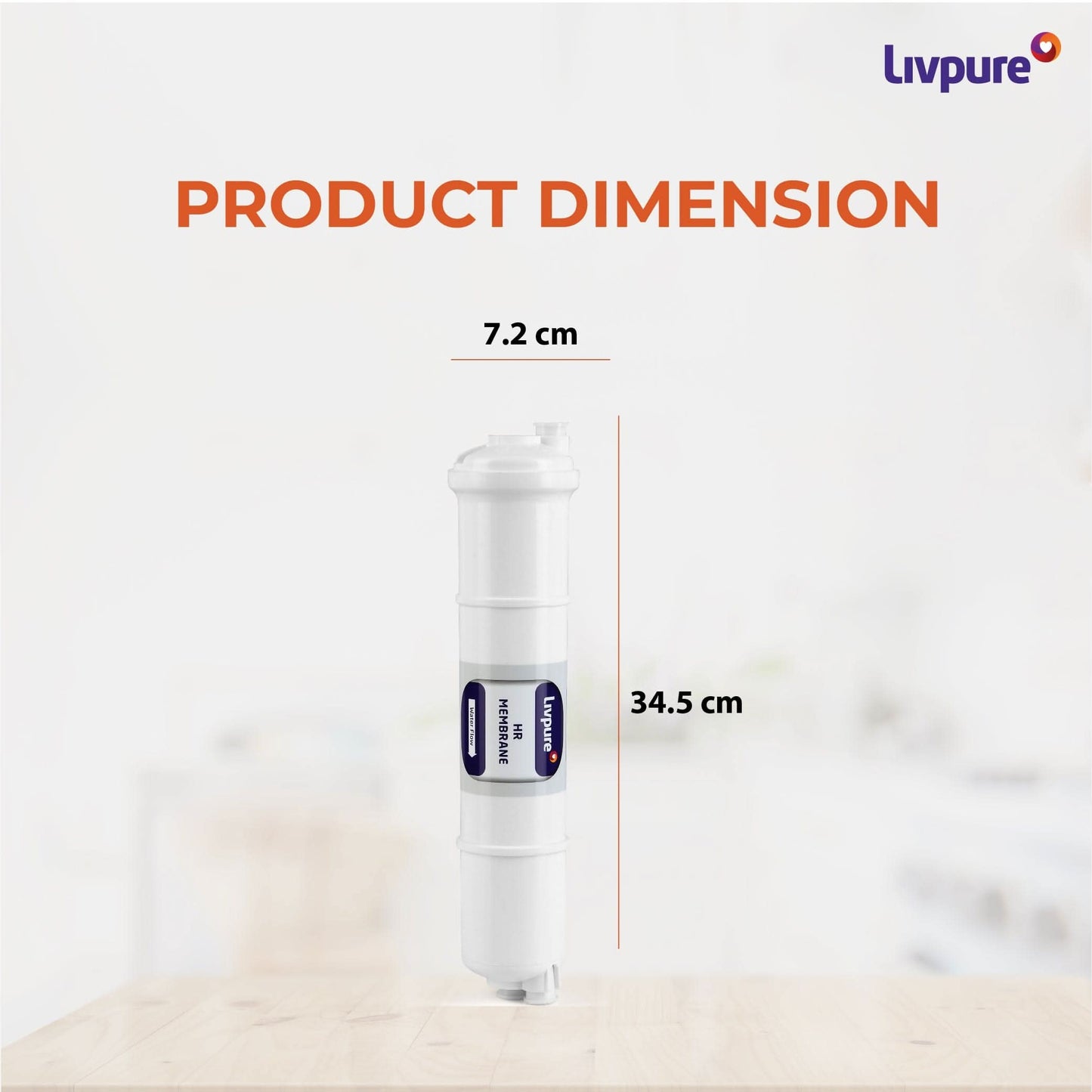Livpure Critical Spare RO Membrane HR