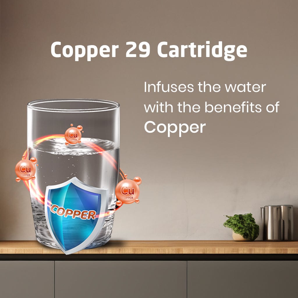 Livpure  RO Bolt Copper (RO+UV+ Mineraliser) Water Purifier on Subscription