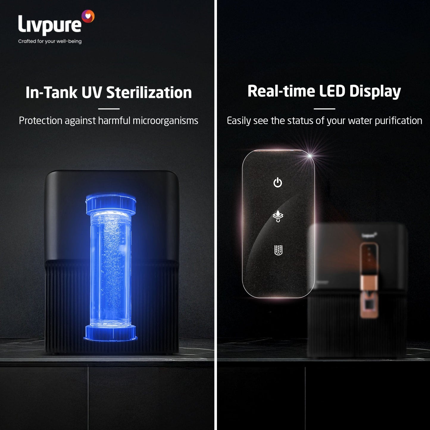 Livpure RO LIVPURE LIV-ETERNA-PREMIA RO + UV + CU Guard + Alkaline Enhancer