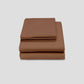 Livpure Sleep Bed & Linen Queen / Mocha Brown Premium Cotton Bedsheet Set