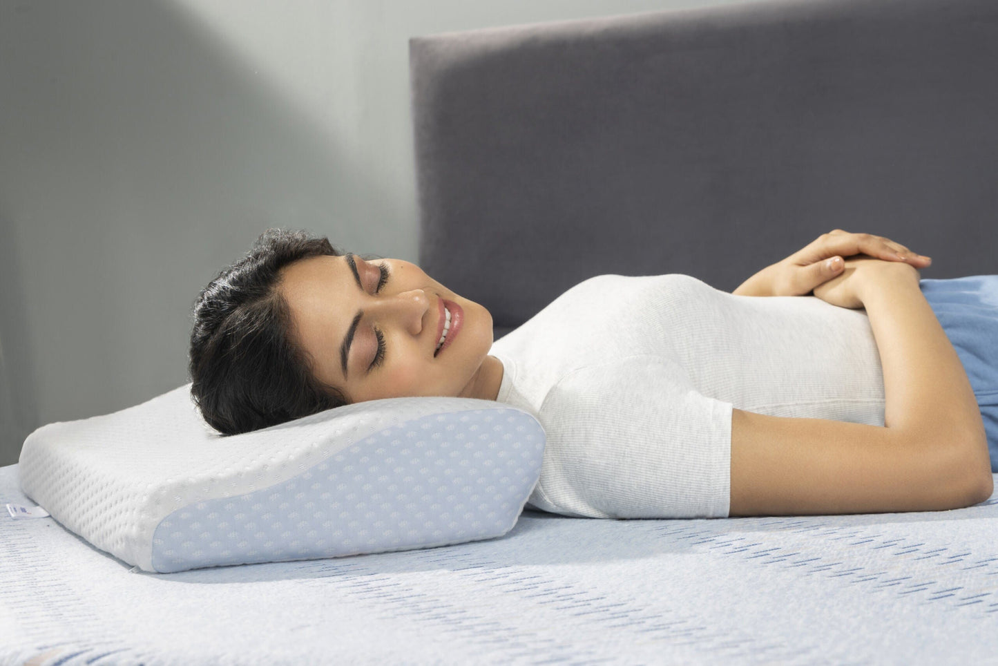 Livpure Sleep Pillow Pack of 1 Contour Memory Foam Pillow