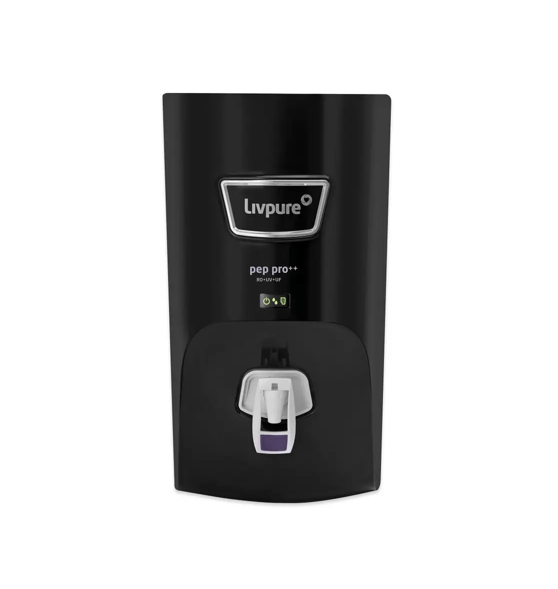 Livpure RO LIVPURE LIV-PEP-PRO-PLUS+ 7 L RO + UV + UF Water Purifier (Black)